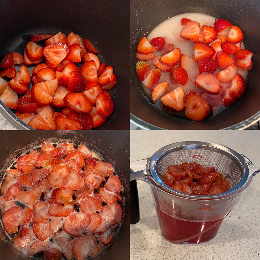 How to Make a Strawberry Simple Syrup