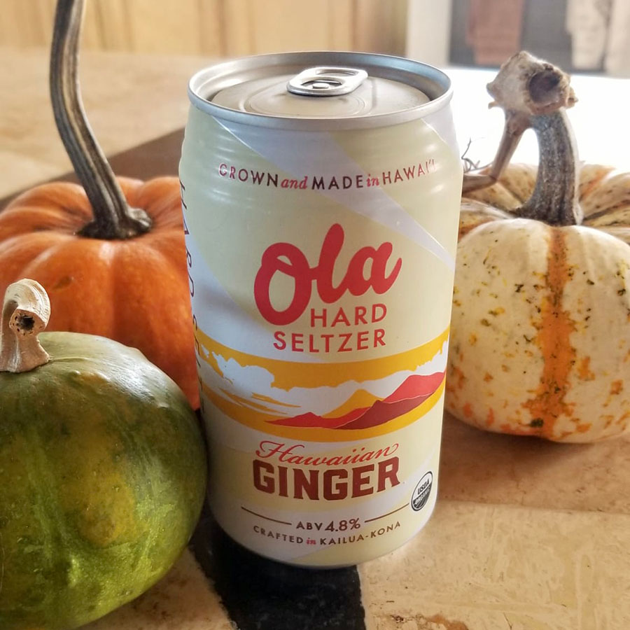 Ola Hard Seltzer in Hawaiian Ginger